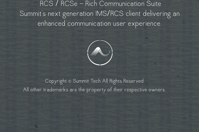 RCS / RCSe - Rich Communication Suite - Summit Tech