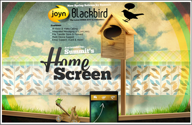 RCS joyn HomeScreen campaign
